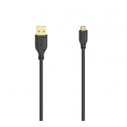  Hama micro USB 2.0 kábel, typ A - micro B, 0,75 m, čierny